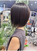 ナチュラルレイヤーボブ 切りっぱなしボブ20代30代40代50代 ボブ