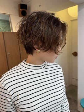 エニエンメイクス 立川(ENIEN MAKE'S) 暗めカラーグランマッシュデザインカラーフェイスフレーミング5