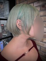 モナン 渋谷(Monan)&nbsp;ショートボブ×ライムホワイト