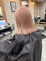 サニー 渋谷(SUNNY) ピンクベージュ、ハイライト、ダブルカラー、バレイヤージュ