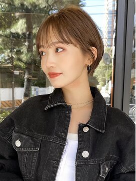 ギークス(GEEKS) 【GEEKS渋谷】大人ショートボブ/冬カラー/ココアブラウン/透明感