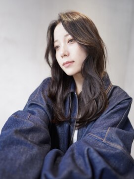 ニコ トウキョウ 渋谷(nico TOKYO) ロングレイヤーカット顔周りレイヤーウルフハッシュカット韓国