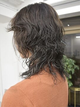 グリーン 高田馬場(green) 【SANA】ウルフパーマ×アッシュカラー