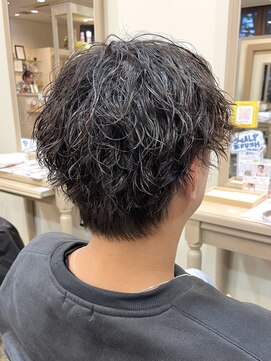 MEN’S HAIR/波巻ツイストスパイラル/フェザーパーマ/中村