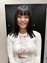 ディーエックス ウエスト(Dxxxx WEST)&nbsp;顔周りレイヤー×ぱつっとミディアム