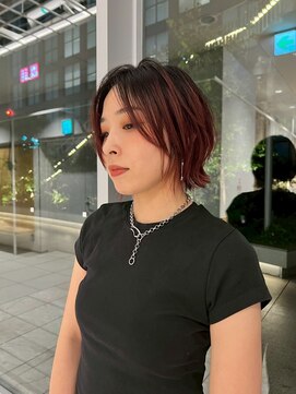 アフィナー 新宿(Afinar) ブリーチハイライト髪質改善ダブルカラーレイヤーカット/新宿駅