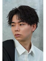 Men's hair FACE。【メンズ ヘア フェイス】【2月26日OPEN予定】&nbsp;印象UPセンターパートスパイラルパーマ/港南台/メンズパーマ