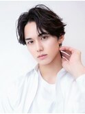 MEN’SHAIR×リバースセンターパート/毛流れ/メンズカット