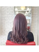 ウケナヘア(UKENA HAIR)&nbsp;ダブルカラーでバイオレットカラー