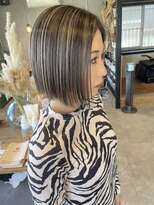 ブレス ヘアアンドスパ 湘南台(bless hair spa)&nbsp;コントラストハイライト強め