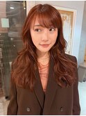 ナチュラル小顔前髪あり後れ毛サイドバング結べるボブくびれヘア