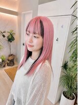 リシェイル(RICHAIR)&nbsp;ペールピンク☆縮毛矯正毛にブリーチ