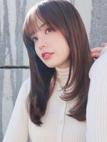 セシルヘアー 沖縄小録2号店(Cecil hair)&nbsp;顔周りレイヤー/ミディアムレイヤー/艶カラー/沖縄小禄