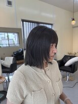 トゥルー(true) ハッシュカット・オリーブアッシュカラー透明感アップ