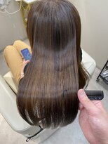 シュヴーブリヤン(cheveux brillants) 《美髪縮毛矯正+髪質改善トリートメント》艶髪ストレートロング