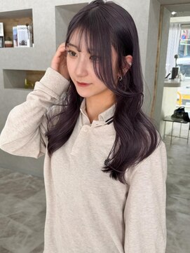 アロ 梅田(alo) 【momoa】この夏大人気ラベンダーグレージュ《ブリーチ》