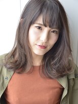 アドラーブル 駅南店(adorable)&nbsp;【adorable】シースルーバング×揺れる♪軽やかミディカール☆