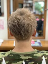 ヘアーメイクエアーセントラーレ(HAIR MAKE air Zentrale)&nbsp;ツーブロックでサマーグレージュ