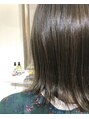 ヘアースペース リアン(HAIR SPACE Rien)&nbsp;#切りっぱなしスタイル#カーキグレージュカラー
