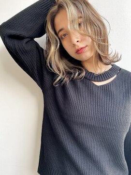 トルネード(TORNADO) 外国人風フェイスフレーミング グレージュ ヨシンモリ 韓国風