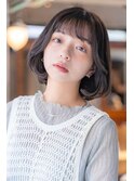【ROJITHA】内巻きボブ×クリアブラウン