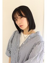 ヘアーアンドメイク エクリ 不動前店(Hair&Make equri)&nbsp;透けバング×清楚カジュアルなボブ3