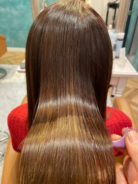 ロンド ストラーダ 心斎橋(Lond strada) マチルダボブ×インナーグレージュ【髪質改善/縮毛矯正】