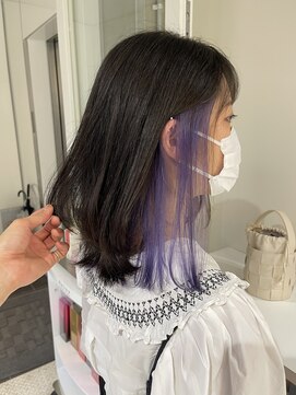 アライブ ハラジュク(ALIVE harajuku) ブルーラベンダーインナーカラー ryota