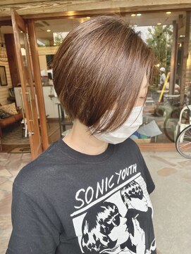 リリー(Lily) 【白髪ぼかしハイライト】オレンジブラウンでツヤ感UP