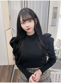 シールエクステでモテ髪ロング