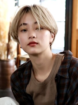 ミット バイ ツリー 吉祥寺(mit by tree) シルキーベージュ×マッシュパーマ