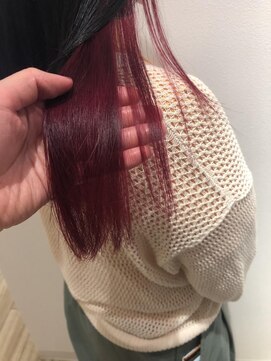 ネオヘアー 曳舟店(NEO Hair) インナーカラー/カシスレッド