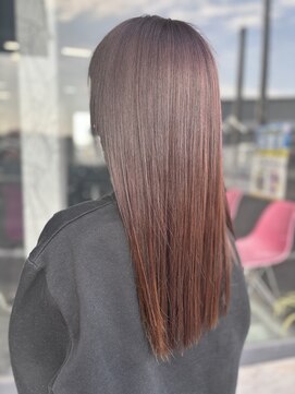 アローズ 荒尾店(arose) 大人可愛い暖色系艶カラー