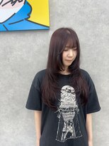 サロウィン 水戸(SALOWIN)&nbsp;【EMA】レッド×レイヤーカット【カナイ】