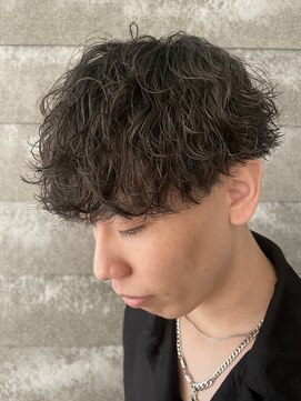 ニアウ 伊勢崎連取店(Niau) メンズマッシュ波巻きスパイラルパーマメンズパーマ
