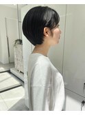 【森千晶】黒髪の大人っぽいショートスタイル