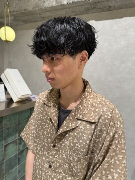 ゼスト リル 新宿(ZEST lill) 塩澤太一 シャドウパーマ 癖毛風 テテ風 新宿