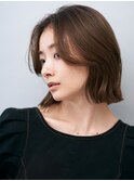 <ayumi>乾かすだけでまとまる大人可愛い小顔ワンレンボブ