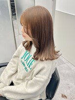 ゴウトゥデイシェアサロン 町田店(GO TODAY SHAiRE SALON)&nbsp;複雑履歴から明るめブラウンカラー♪