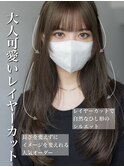 20代30代40代小顔カット大人かわいいくびれレイヤー前髪韓国８３