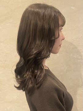 六本木美容室 西麻布店 ナチュラル艶髪◎オリーブカラー