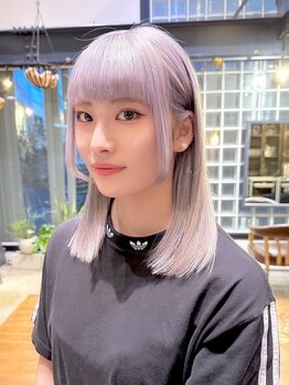 チックタック モーガン エアライン(TICK-TOCK MORGAN airline)の写真/骨格を見極めたステップボーンカットでどこからみても美しいシルエット。髪に動きをつけて涼し気な雰囲気♪