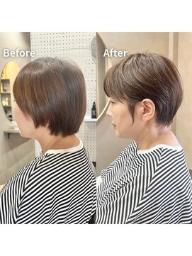 ミルシェ(MILSHE) ショートカット/白髪ぼかし/髪質改善/豊中/岡町