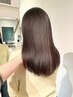 “さらツヤ”が長続き♪ストレートパーマ＋エアンスのケア付きコース