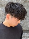シャドウパーマメンズカットスパイラルパーマツイスパ波巻き