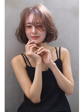 ロゼ 枚方(Rose) 【ROSE】大人ボブ_レイヤーボブ_シースルーバング