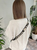 リシェスバイエンヴィー 西宮北口(Riches by ENVY)&nbsp;#ミルクティーベージュ　切りっぱなしボブ