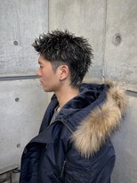 オーシャントーキョー ホワイト 原宿(OCEAN TOKYO WHITE)&nbsp;スパイキーショートベリーショート短髪アップバングフェード