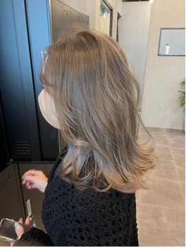 アレンヘアー 梅田店(ALLEN hair) ミルクティーベージュ/ケアブリーチ/