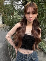 ケイト(kate)&nbsp;【kate 大宮】ショコラブラウン×ゆるふわウェーブ巻き